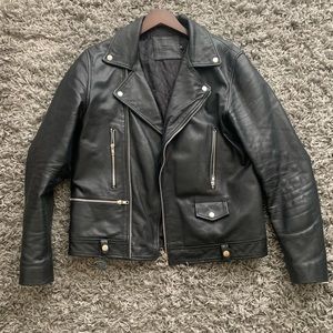 Real leather jacket